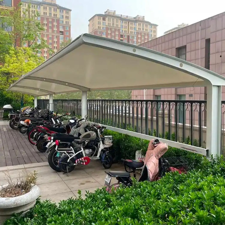 霍山县膜结构电动车棚